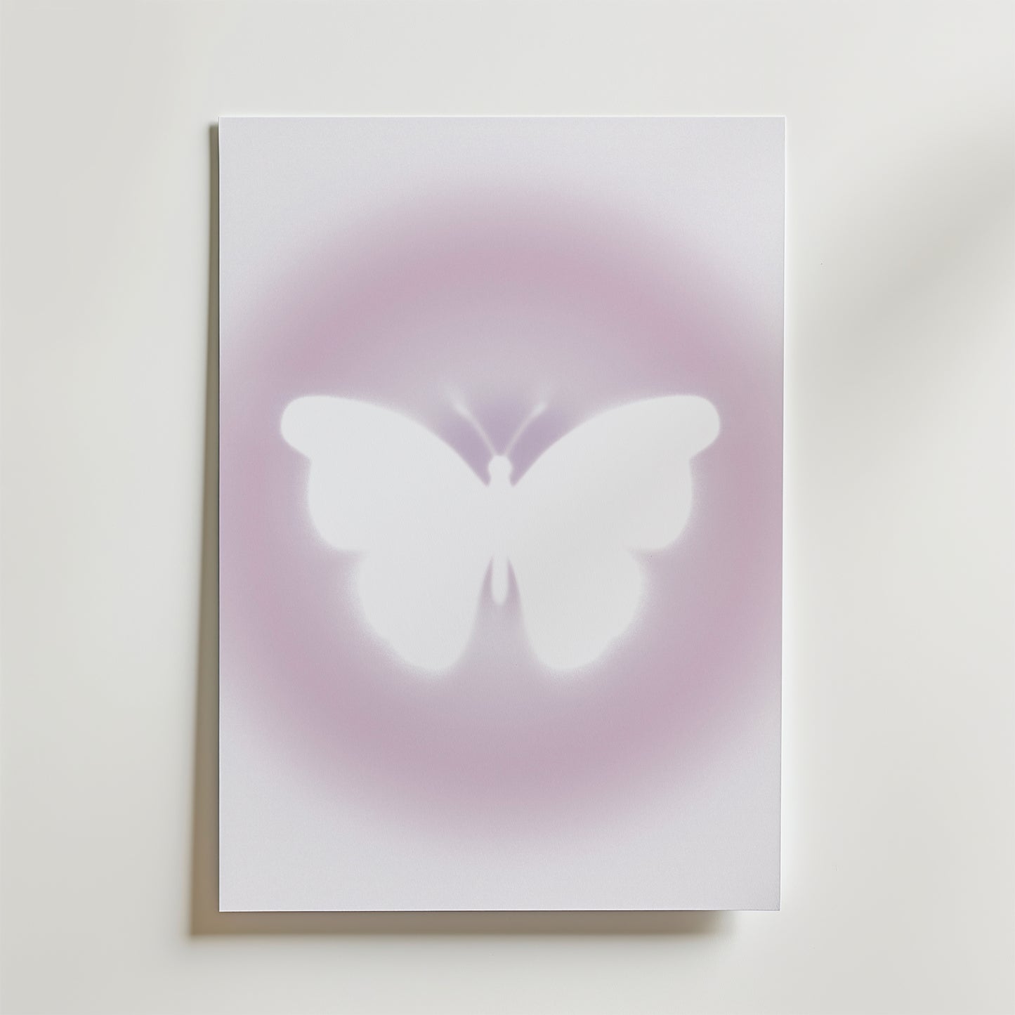 Soft Glow Butterfly Poster