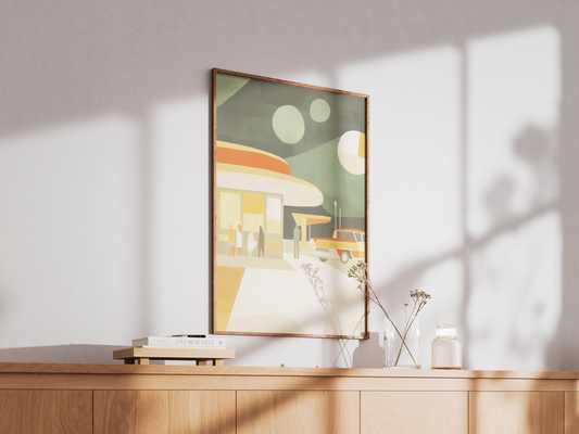 Orbit Café Poster
