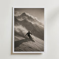 Powder Run in the Alps Poster