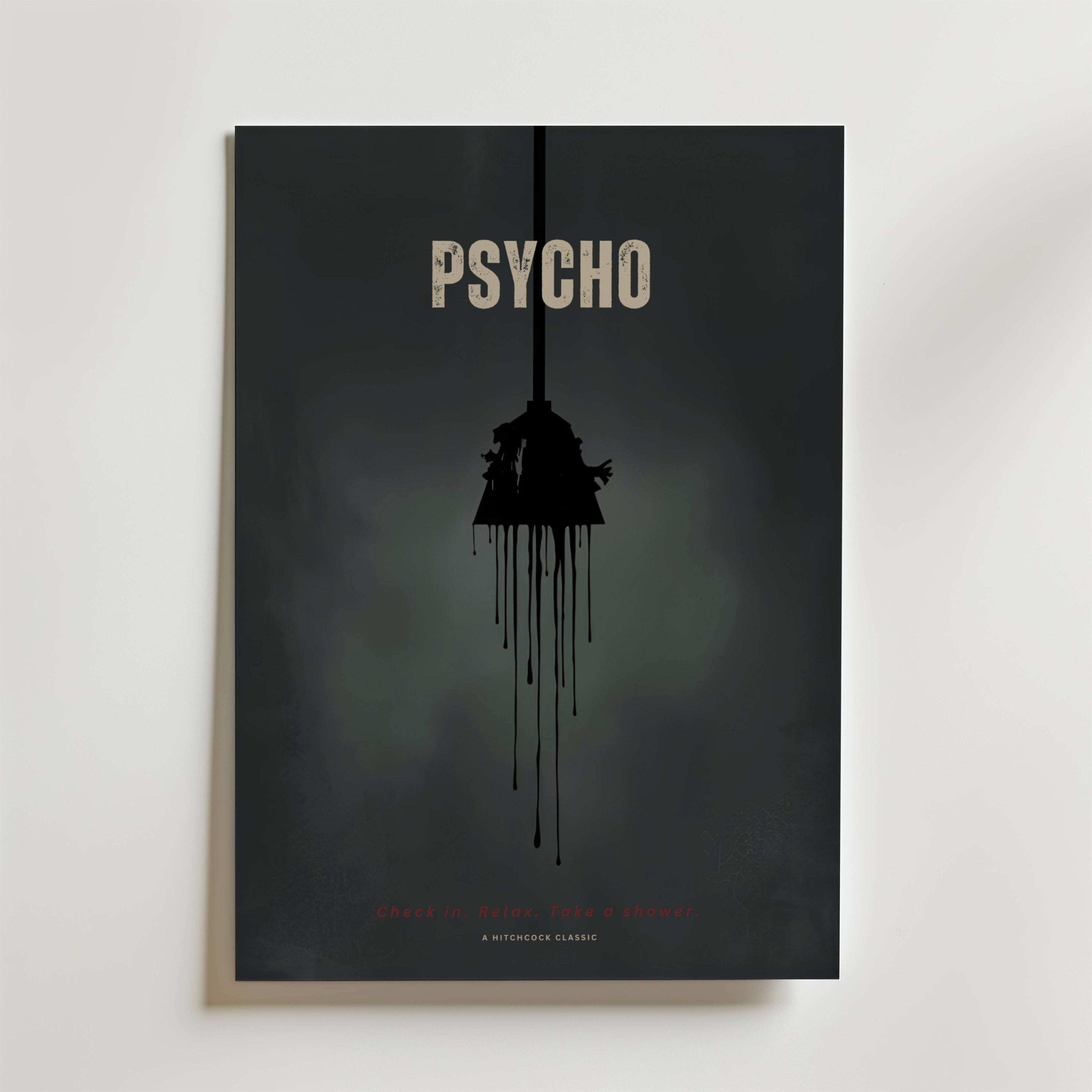 Psycho Poster affisch – poster till väggdekoration – köp online hos Bozetto