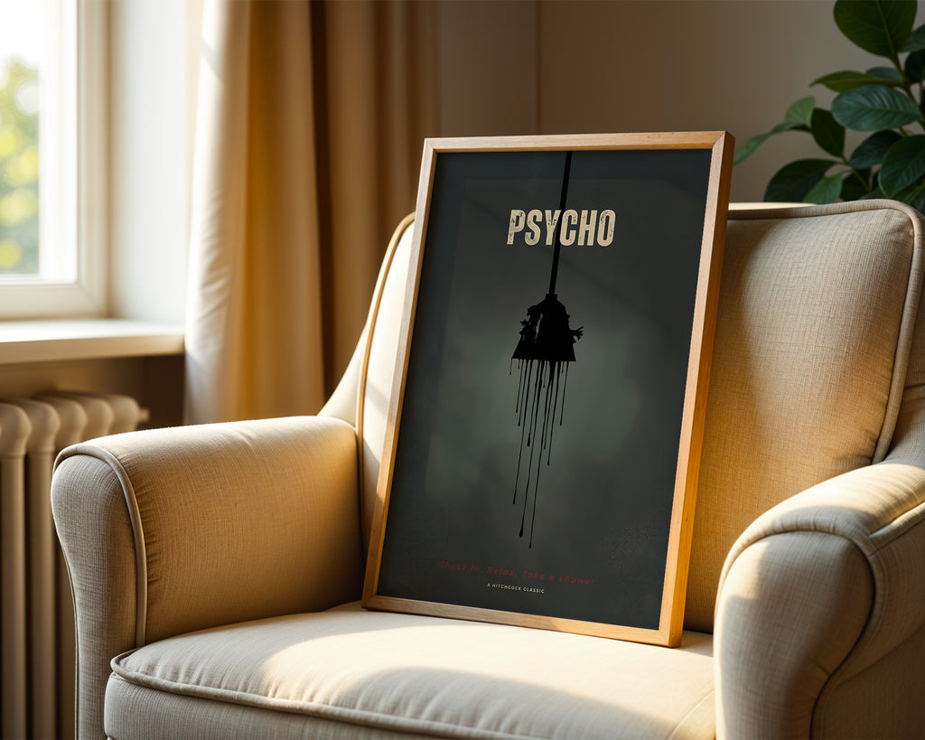 Psycho Poster affisch – köp poster online – Bozetto väggdekoration