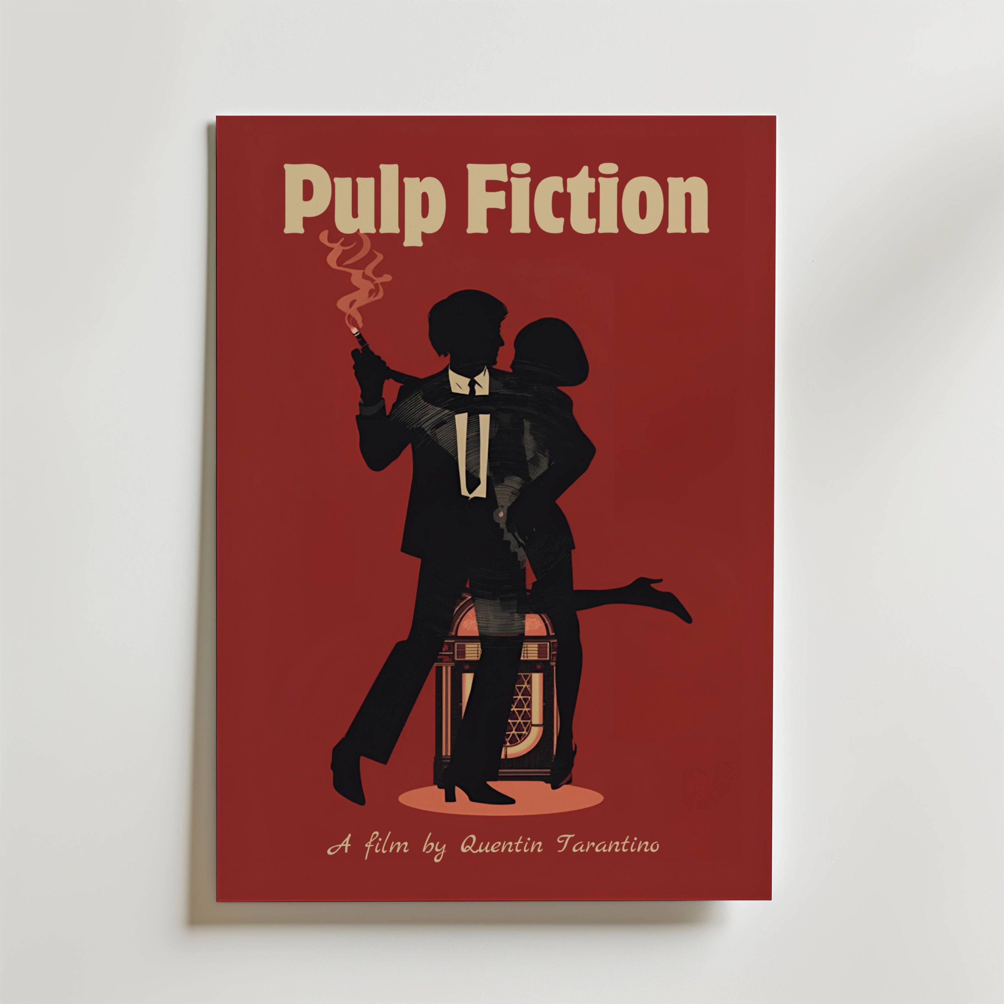 Pulp Fiction Poster affisch – poster till väggdekoration – köp online hos Bozetto