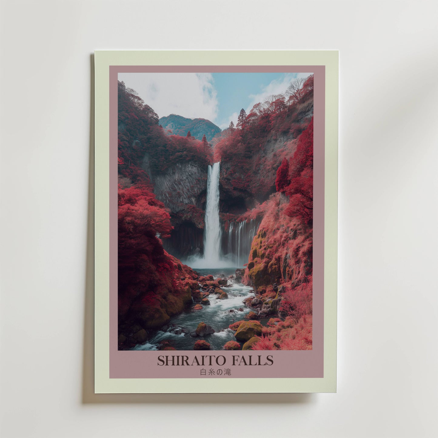 Shiraito Falls Poster