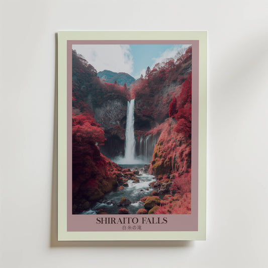 Shiraito Falls Poster
