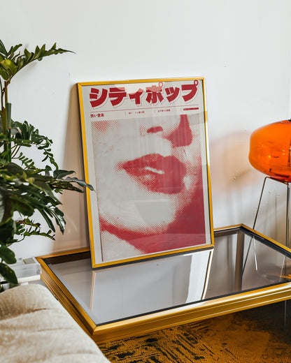 Shinjuku Lips Poster