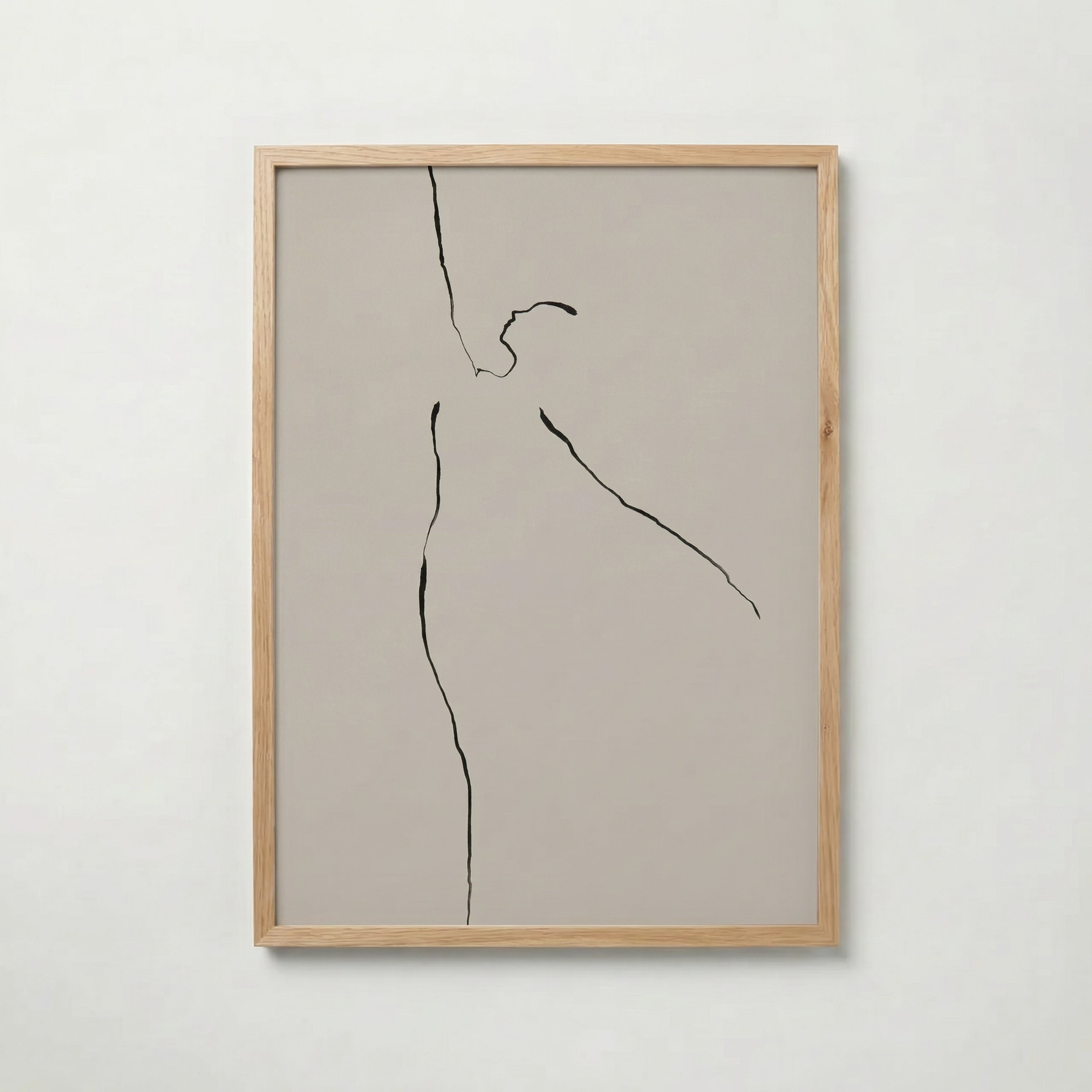 Silhouette Grace Poster med ekram