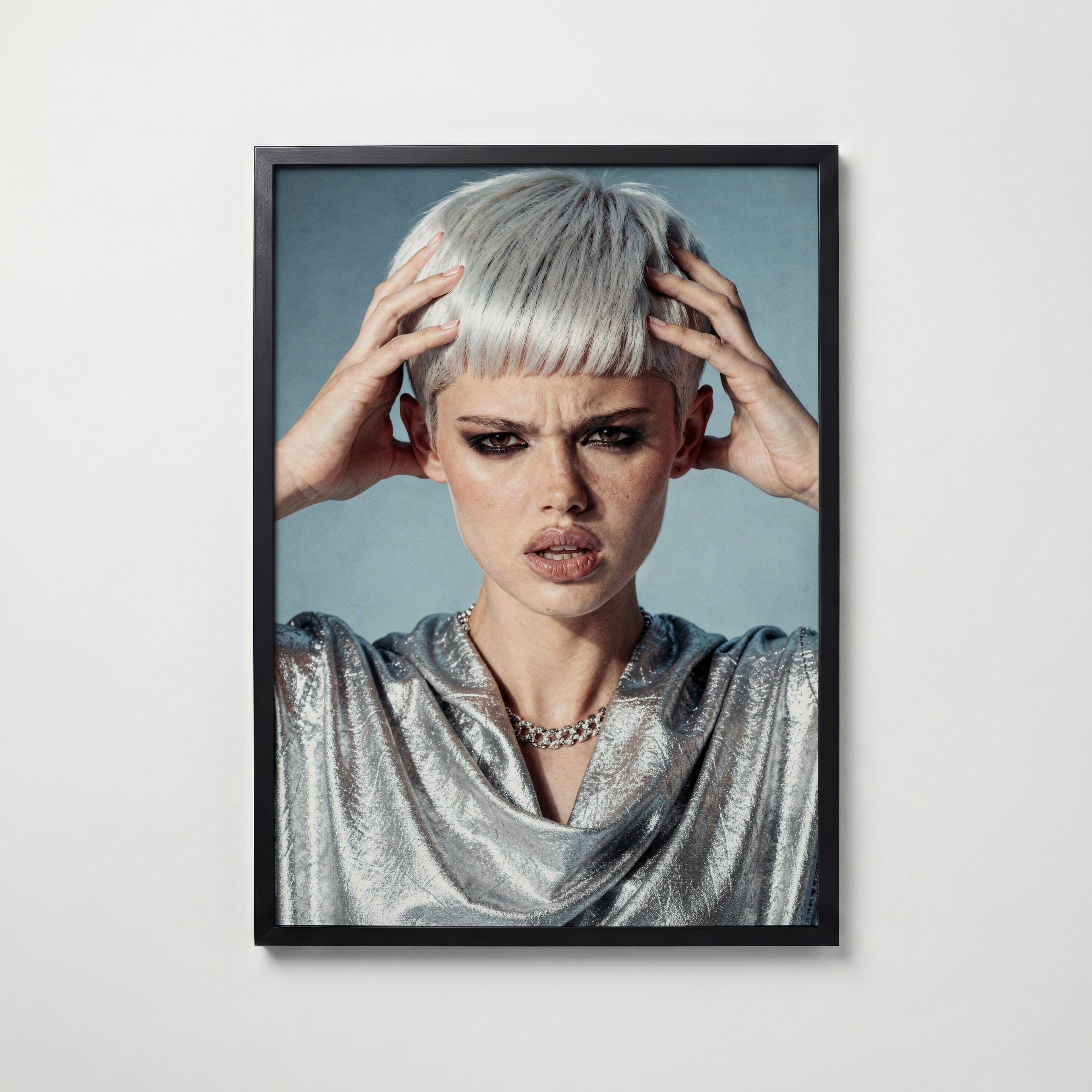 Silver Edge Poster i hemmiljö