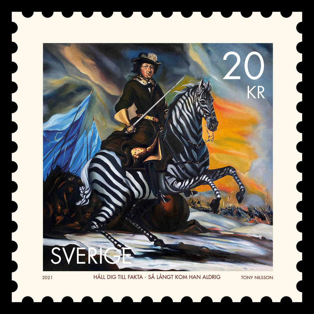 Kalle Zebra – Tony Nilsson affisch – köp poster online – Bozetto väggdekoration
