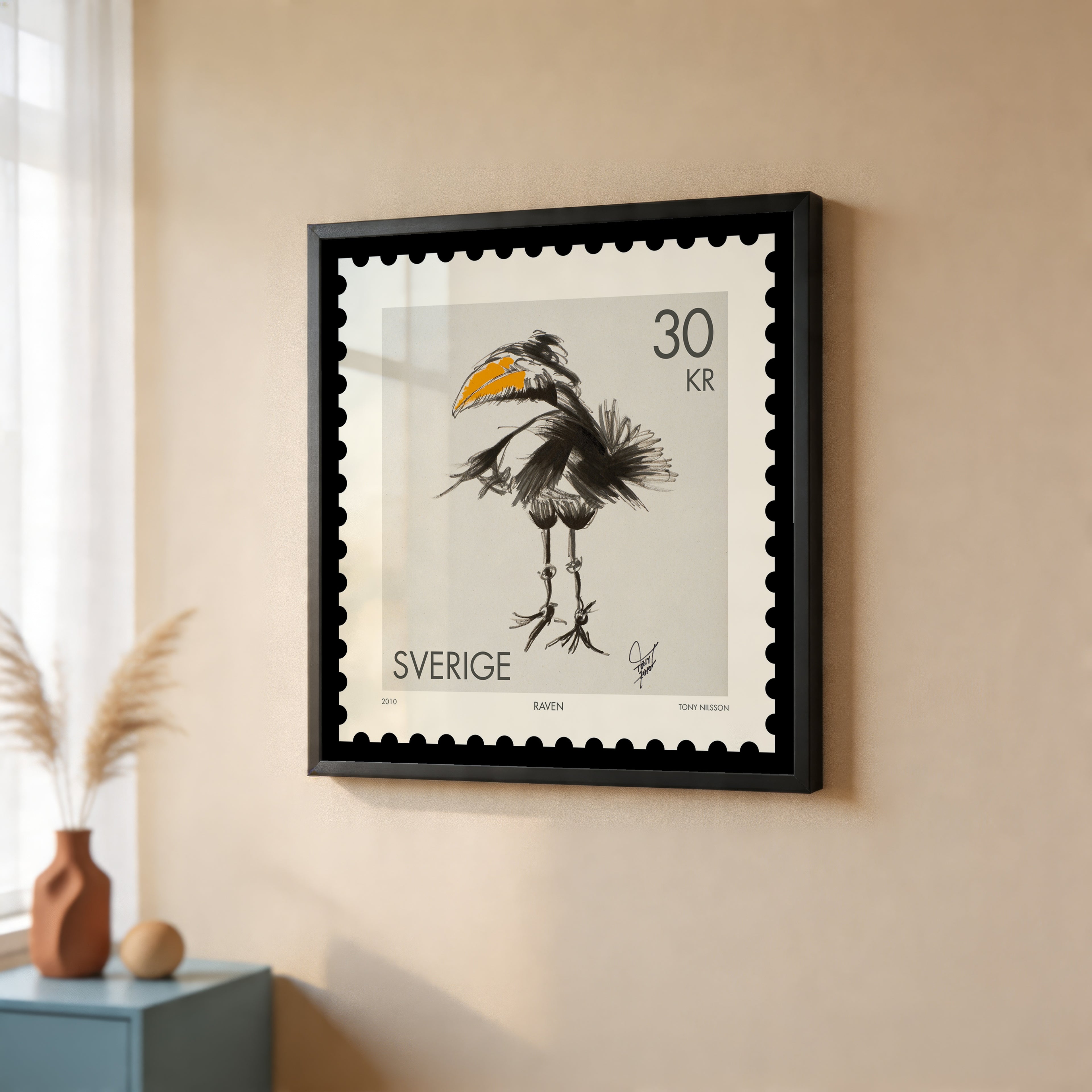 Raven – Tony Nilsson – poster väggdekoration inredning – Affischer hos Bozetto