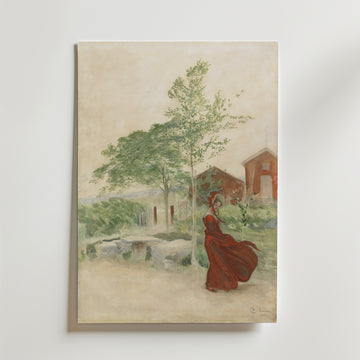 Carl Larsson Stina 1895 – stilfullt konsttryck från Bozetto, tryckt på matt finpapper