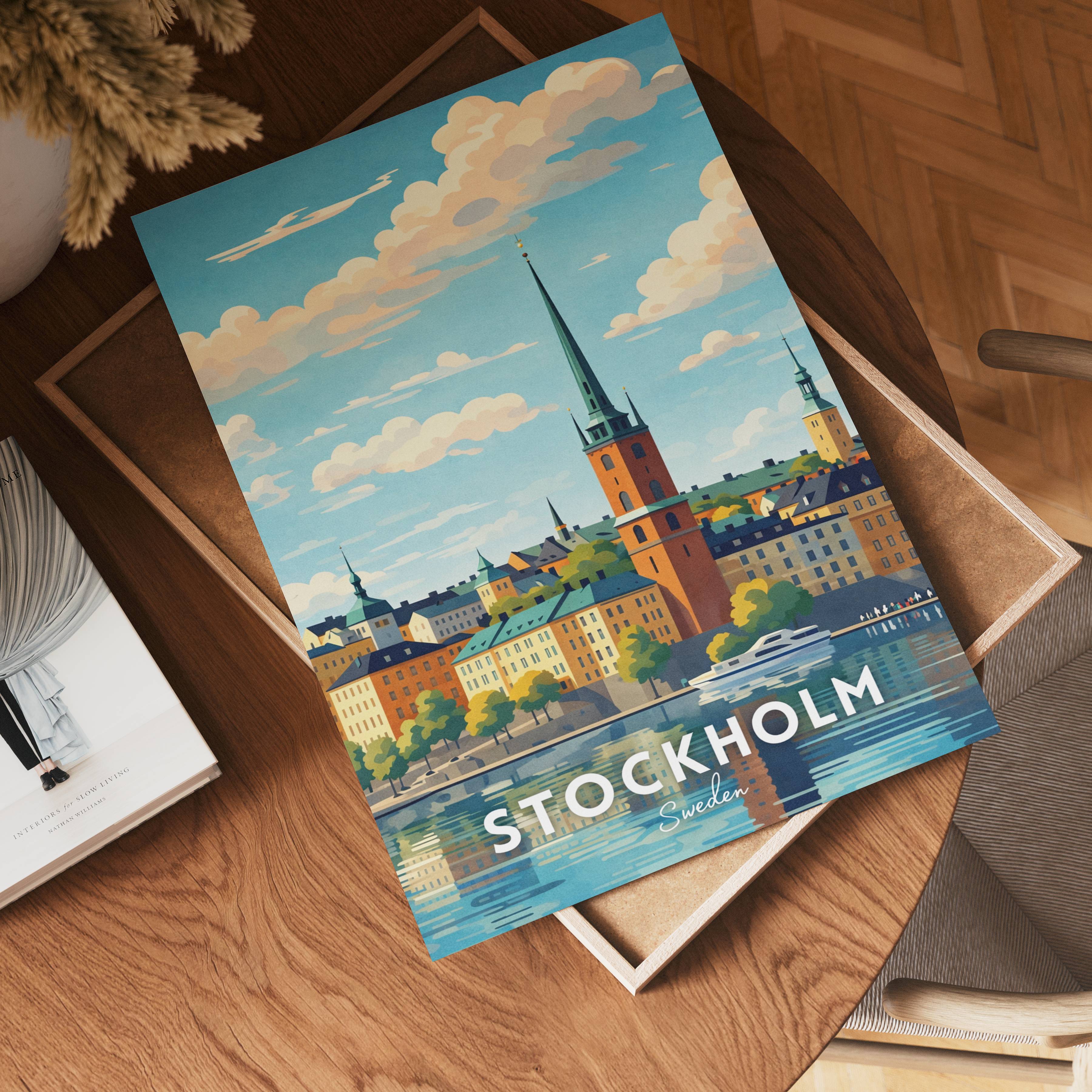 Stockholm Reflections Poster