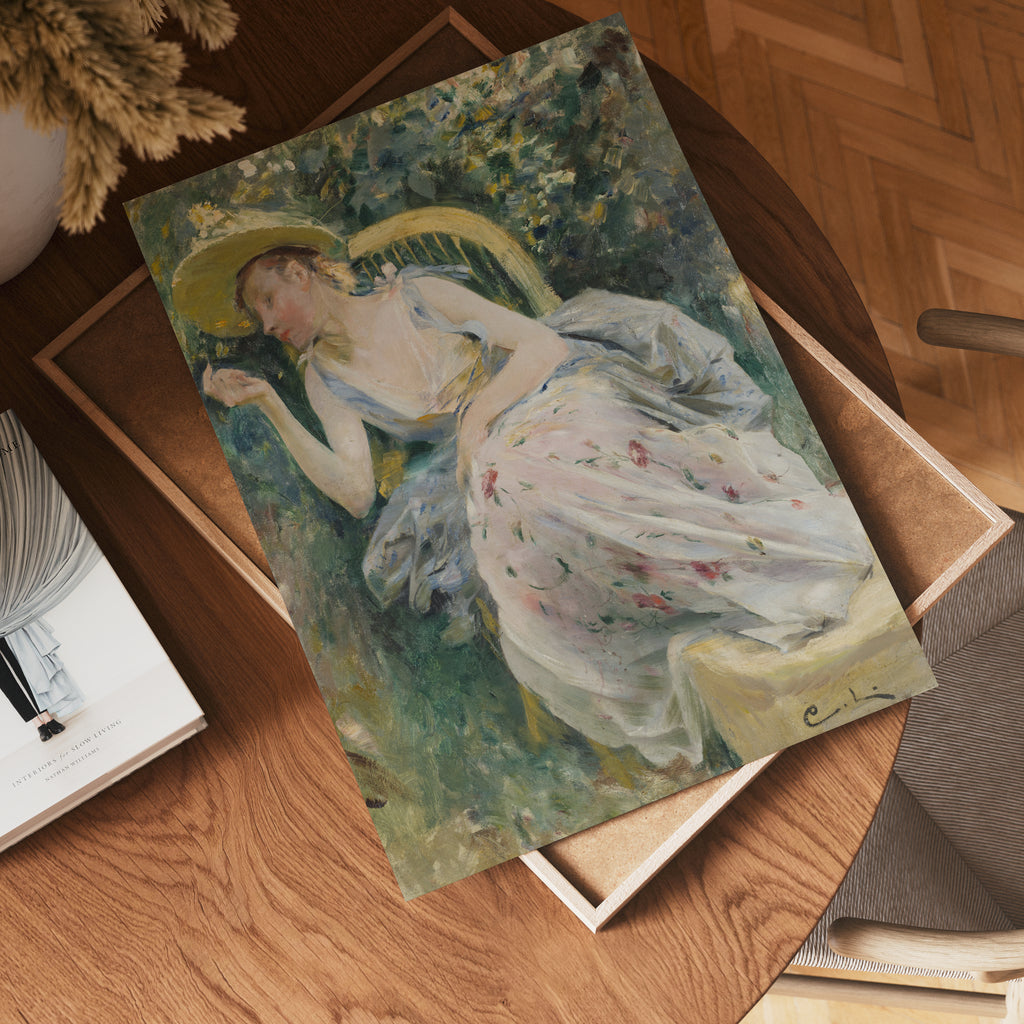 Carl Larsson Study for Rokoko Poster