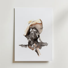 Helena Engström Sun Bathing Poster