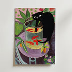 Curious Paws Aquarium Poster