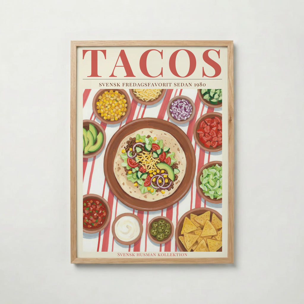 Tacos Fredag Poster