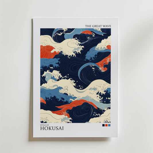 Hokusai The Great Wave Poster