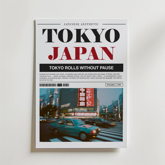Tokyo Rolls Without Pause Poster
