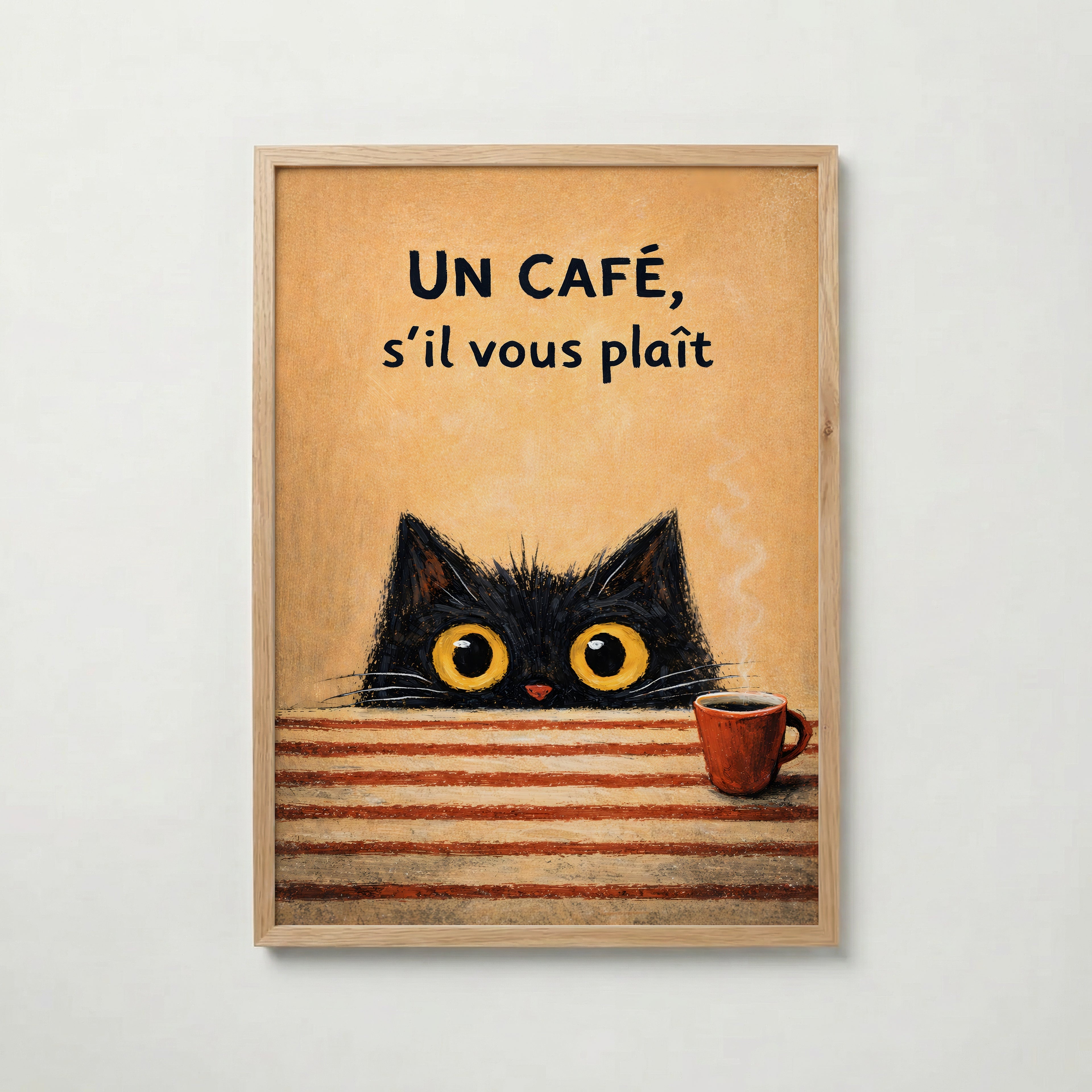 Un Café, S’il Vous Plaît Poster
