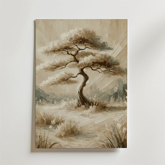 Serene Nature Tree Poster