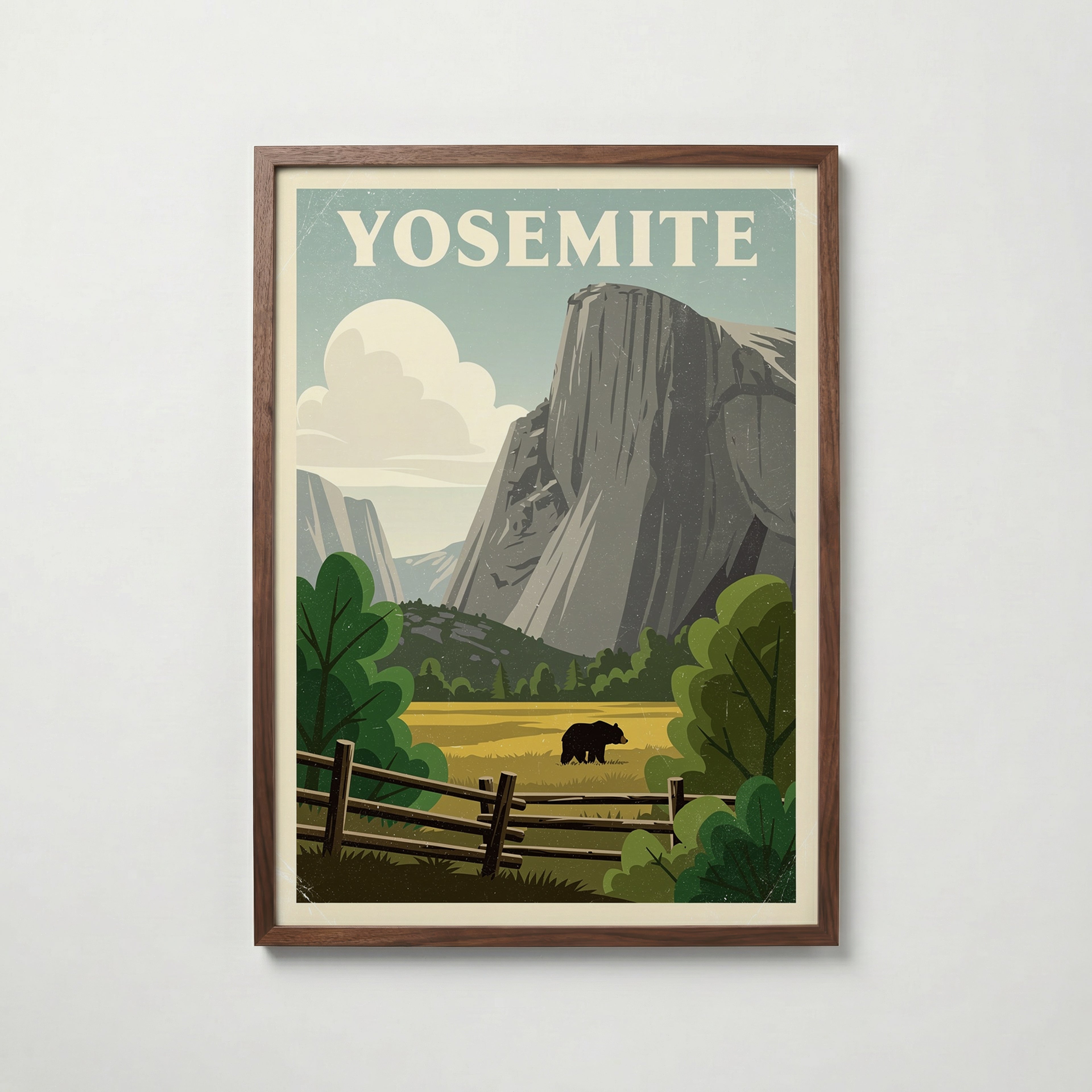 Valley Guardian Poster i vardagsrumsmiljö