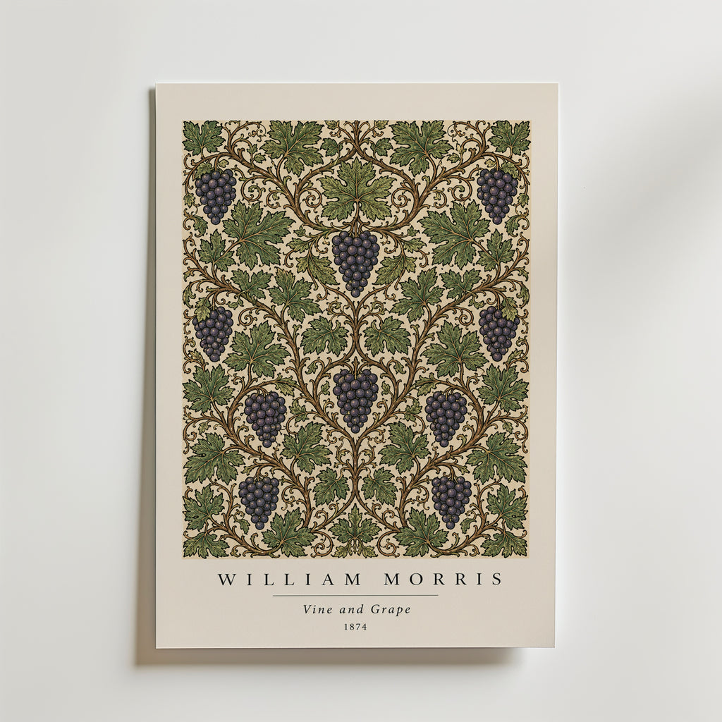 Vine and Grape William Morris Poster