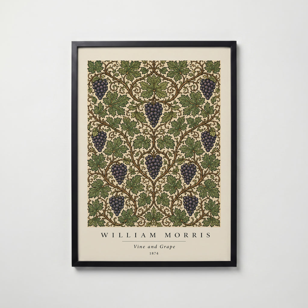 Vine and Grape William Morris Poster