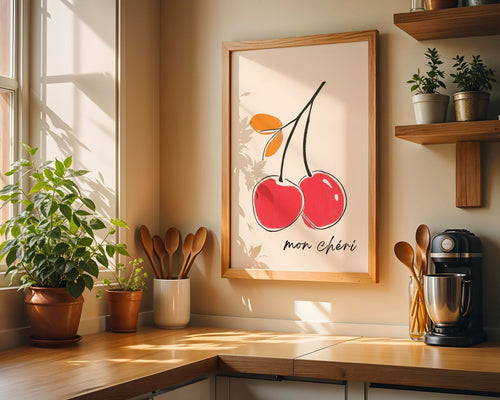 Mon Chéri Cherries Poster