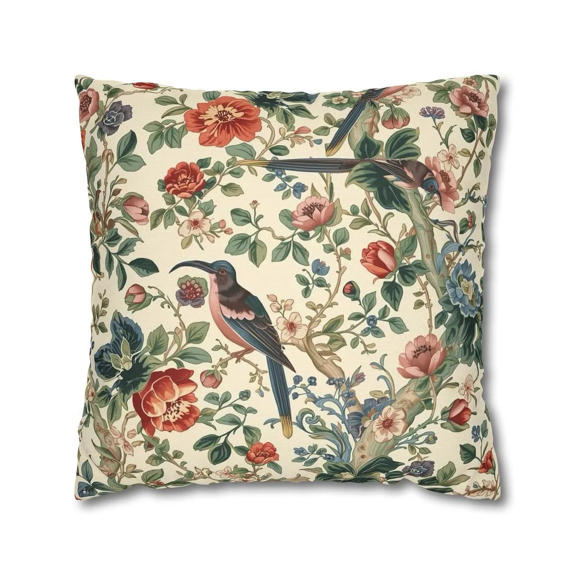 Kuddfodral William Morris - Floral Birds