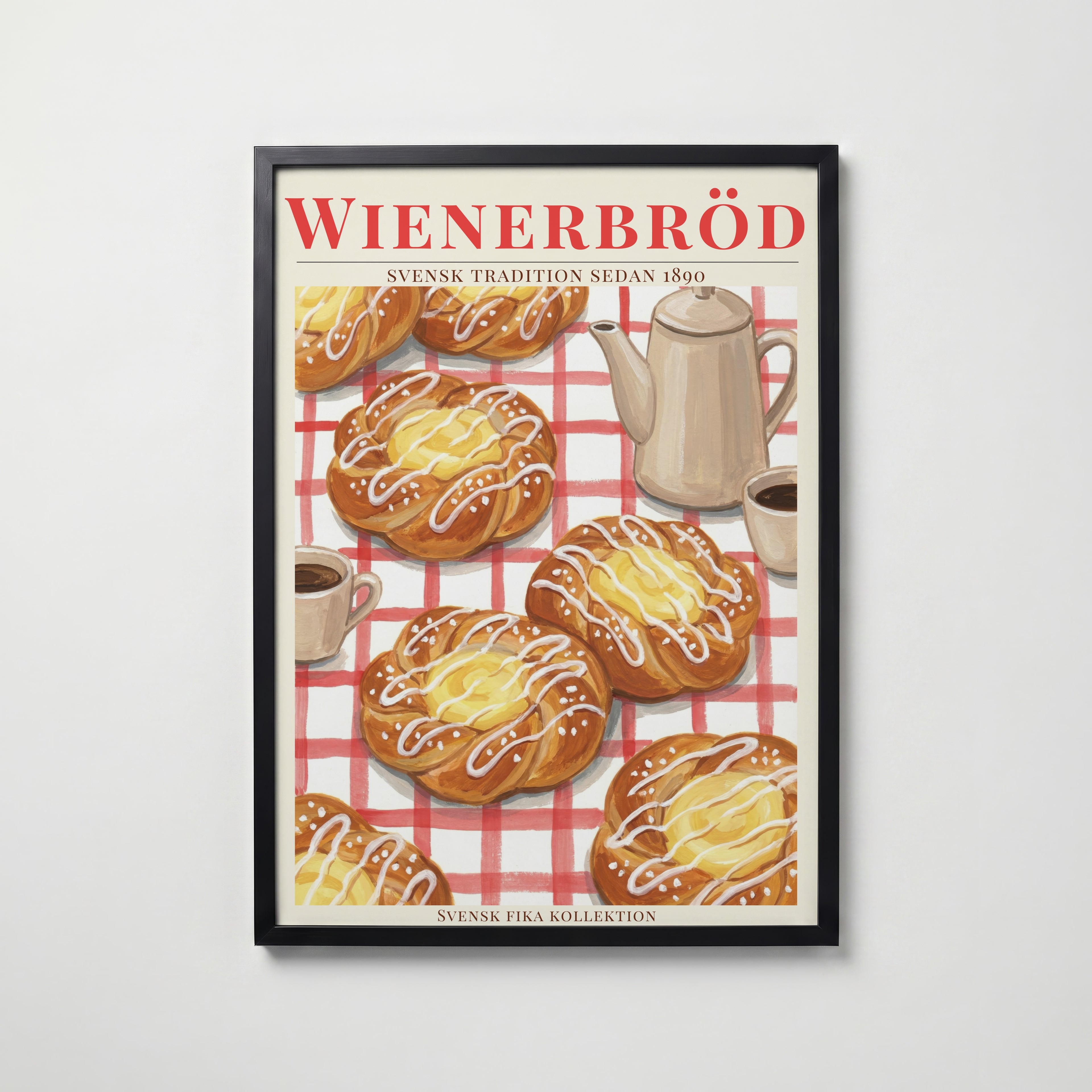 Wienerbröd Poster – köp affisch till hemmet – Bozetto väggdekoration