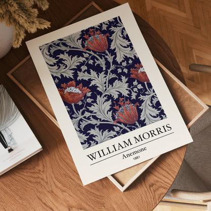 William Morris Anemone Poster