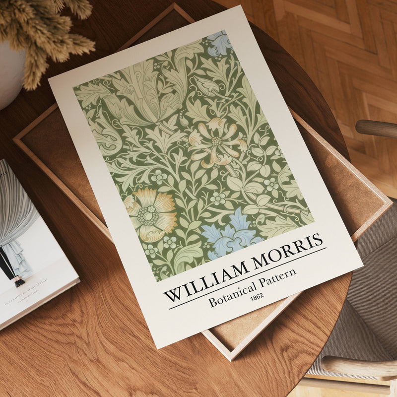 William Morris Botanical Pattern Poster