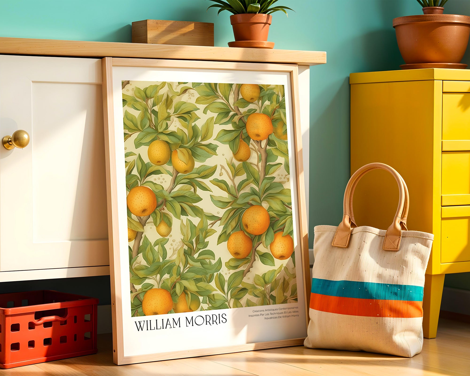 William Morris Golden Orchard Citrus Poster – poster väggdekoration