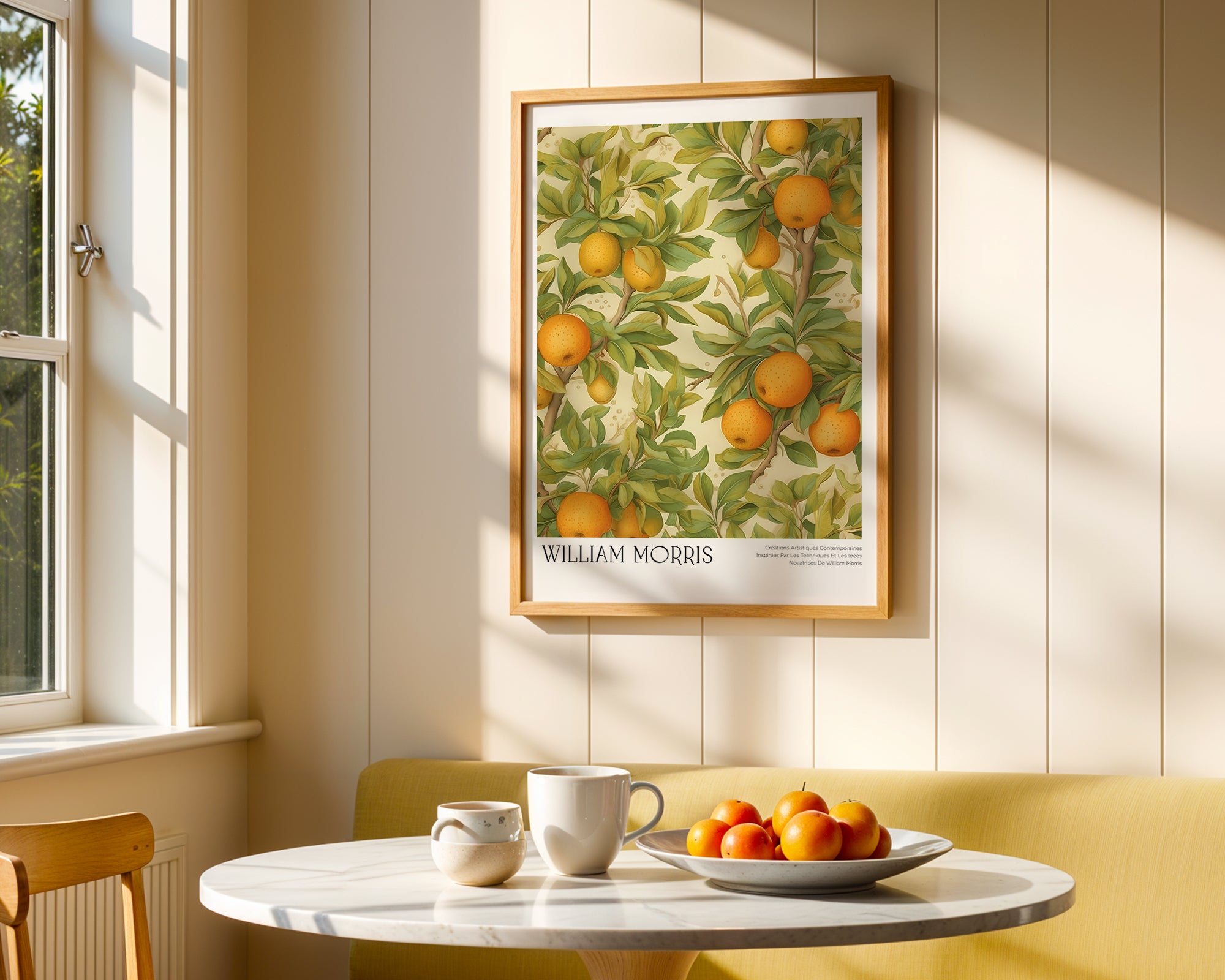 William Morris Golden Orchard Citrus Poster – poster på vägg inredning