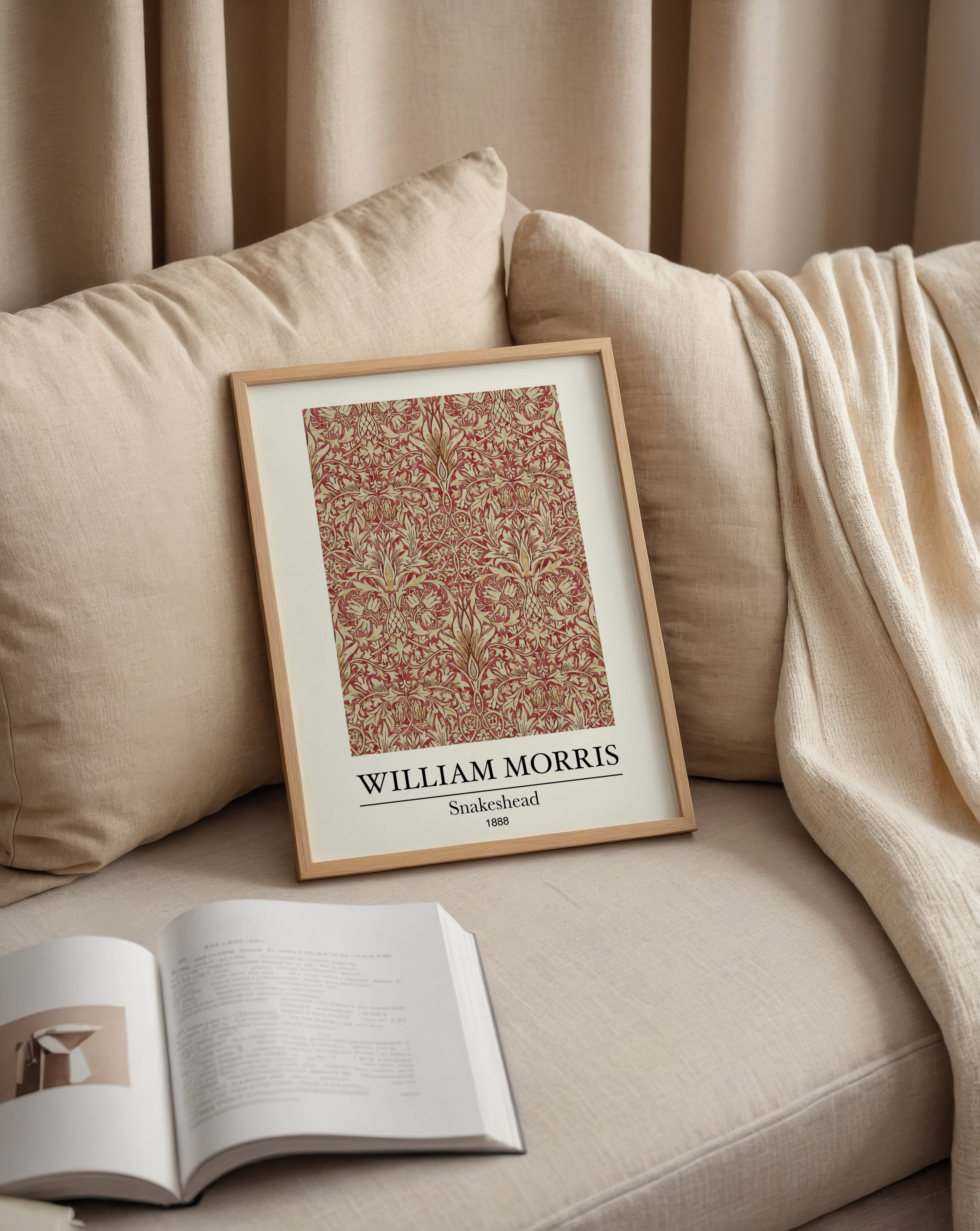 William Morris Snakeshead Poster