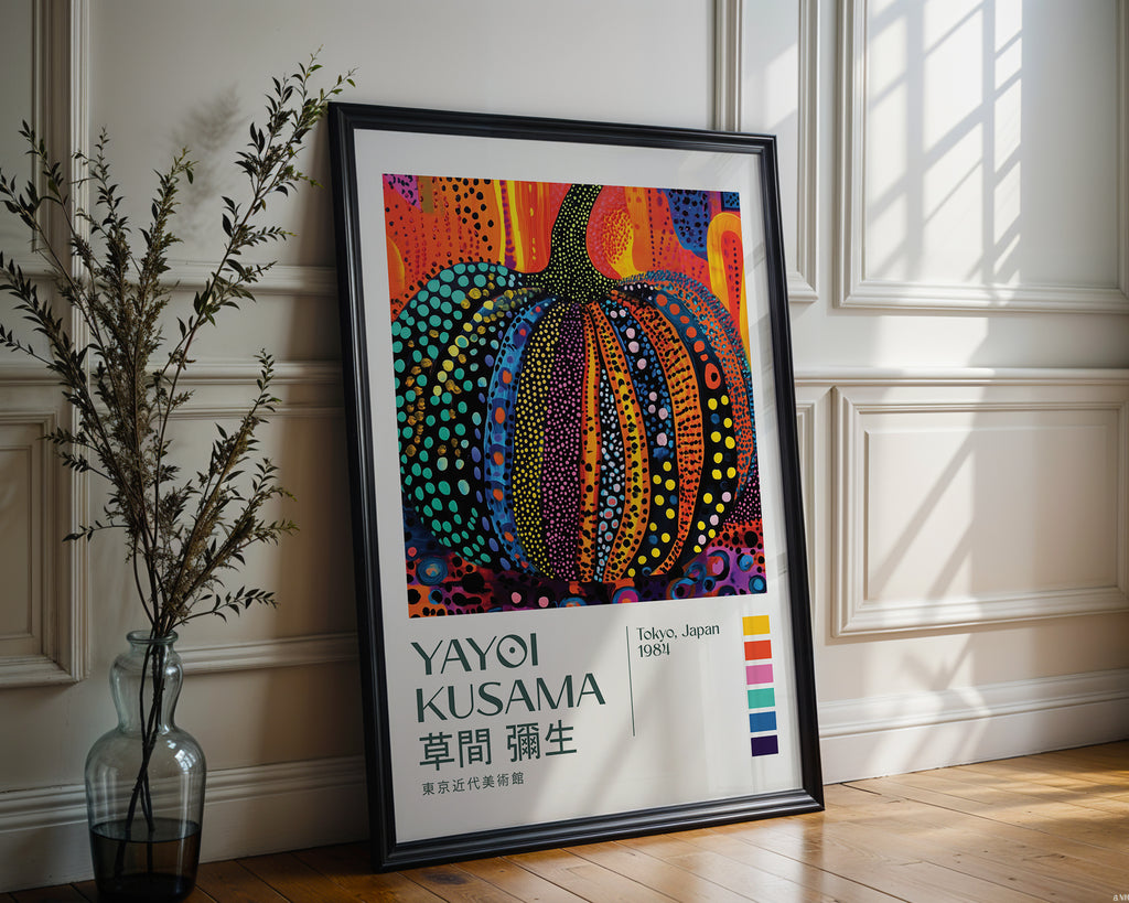 Yayoi Kusama Carnival Pumpkin Poster