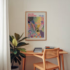 Yayoi Kusama Colorful Dots Poster – poster på vägg inredning