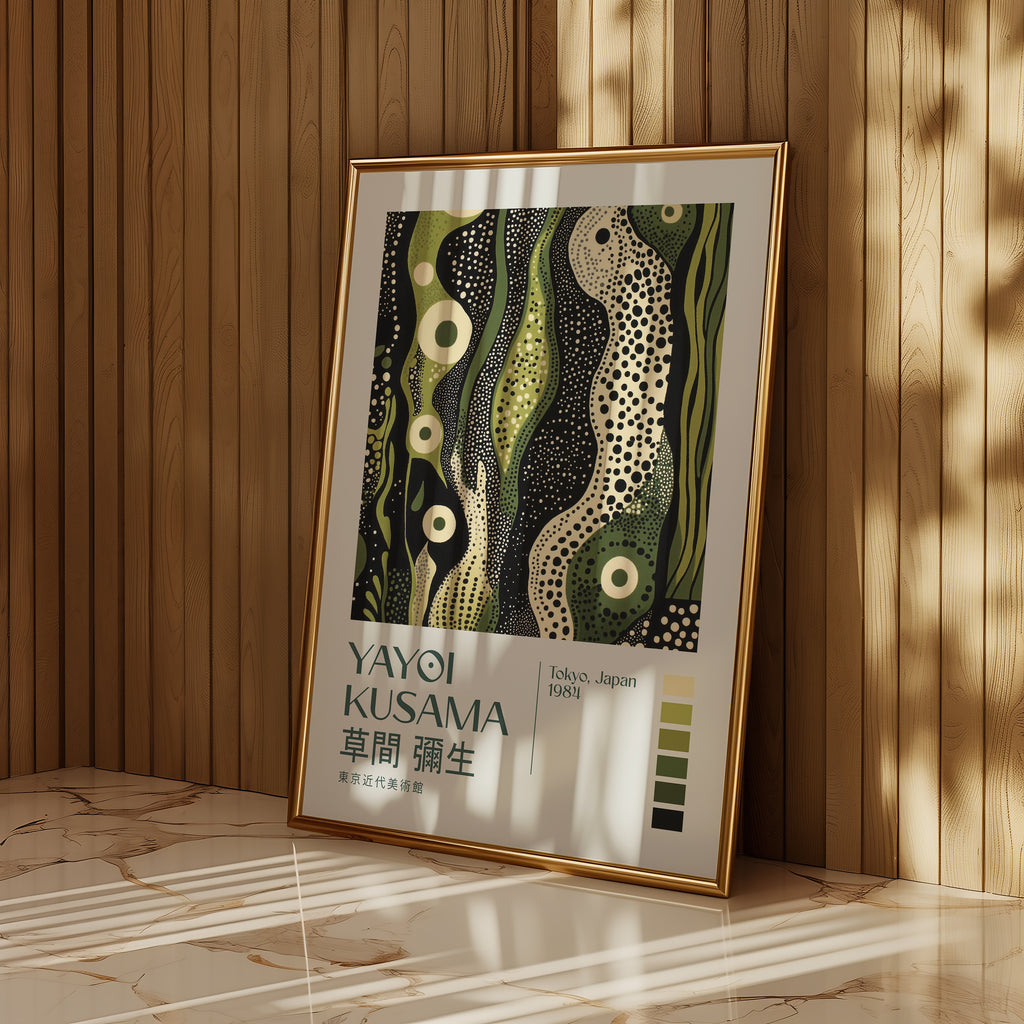 Yayoi Kusama Emerald Reverie Poster