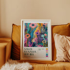 Yayoi Kusama Floral Current Poster