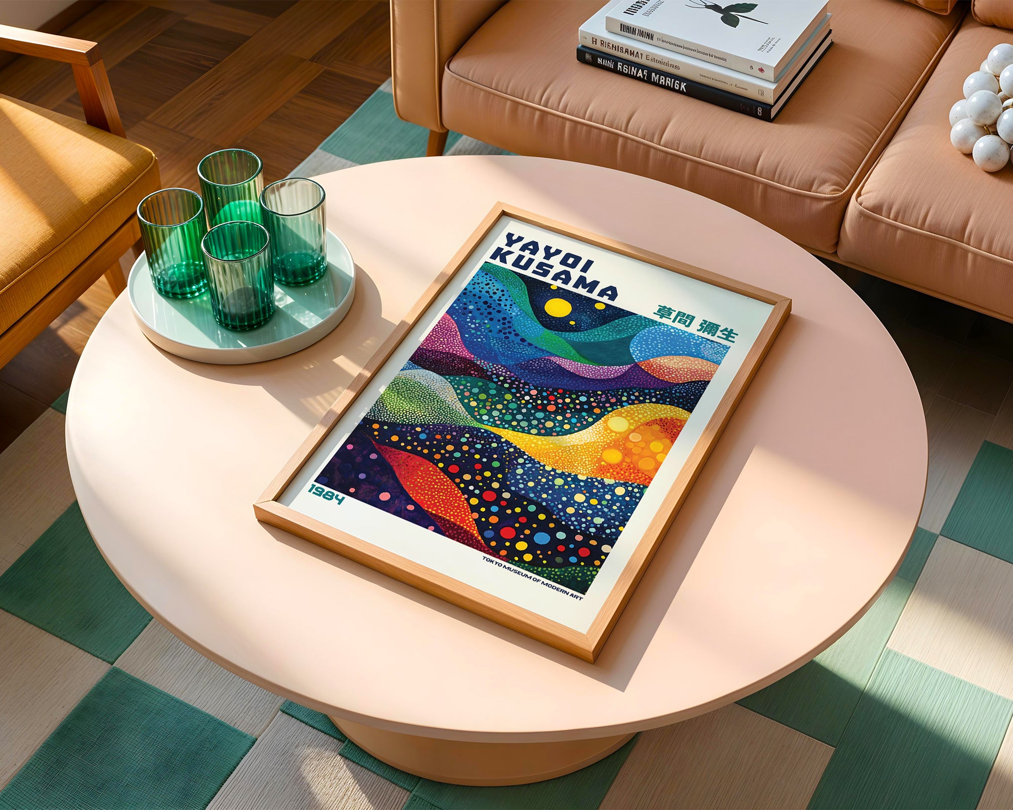 Yayoi Kusama Infinite Waves Poster