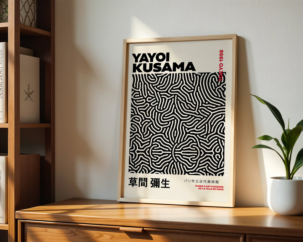 Yayoi Kusama Infinity Lines Poster
