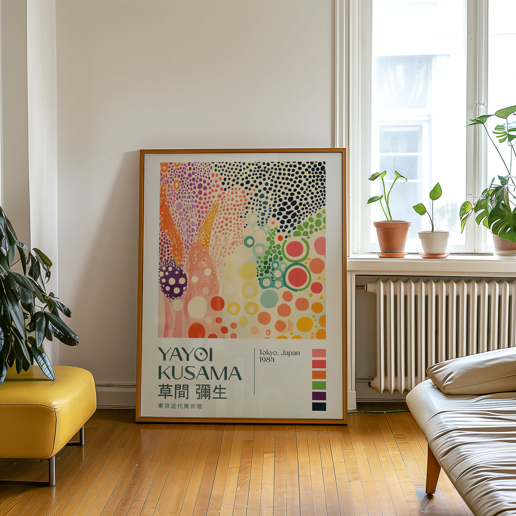 Yayoi Kusama Kaleidoscope Garden Poster
