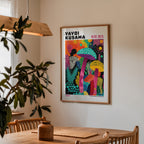 Yayoi Kusama Mushroom Garden Poster – poster på vägg inredning