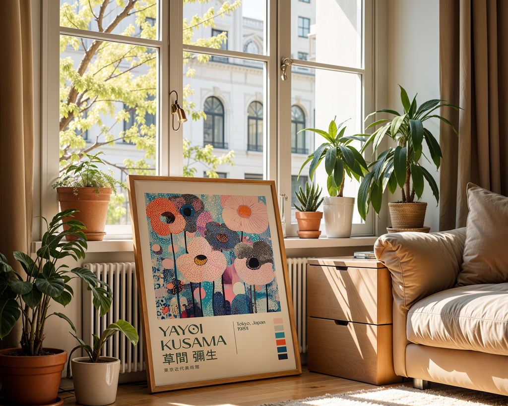 Yayoi Kusama Polka Bloom Meadow Poster