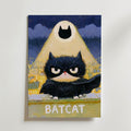 Batcat Poster – canvas utan passepartout