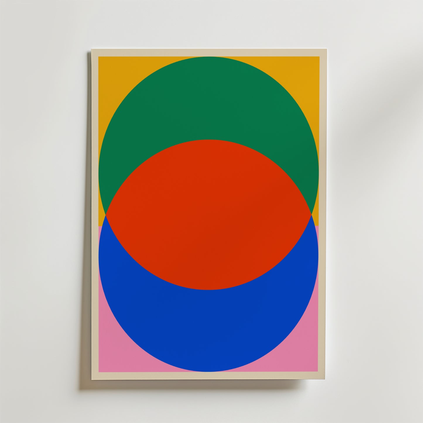 Bauhaus Circles Poster