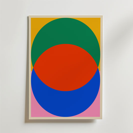 Bauhaus Circles Poster