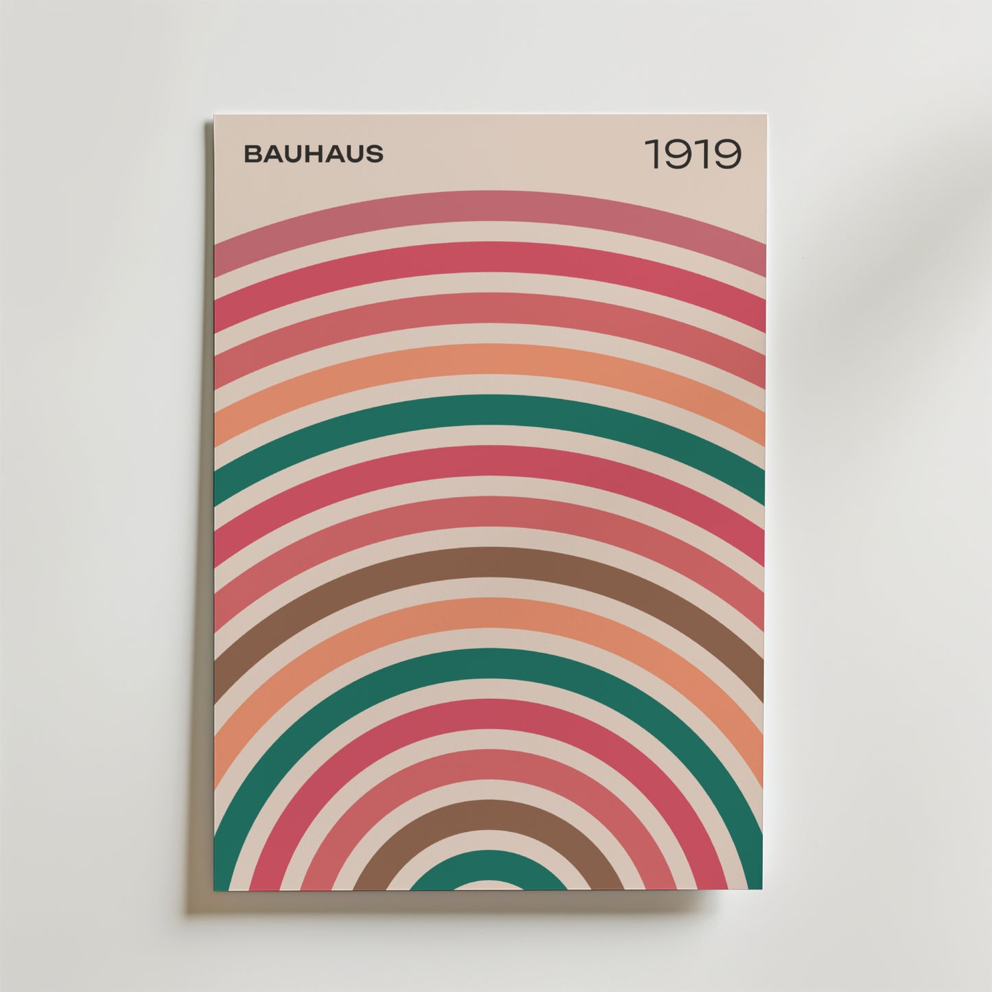 Bauhaus Arches Poster