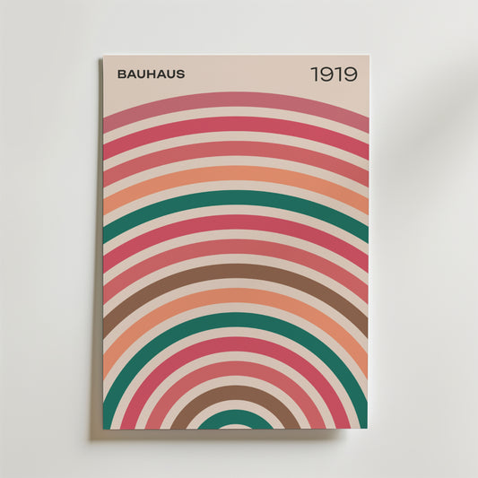 Bauhaus Arches Poster
