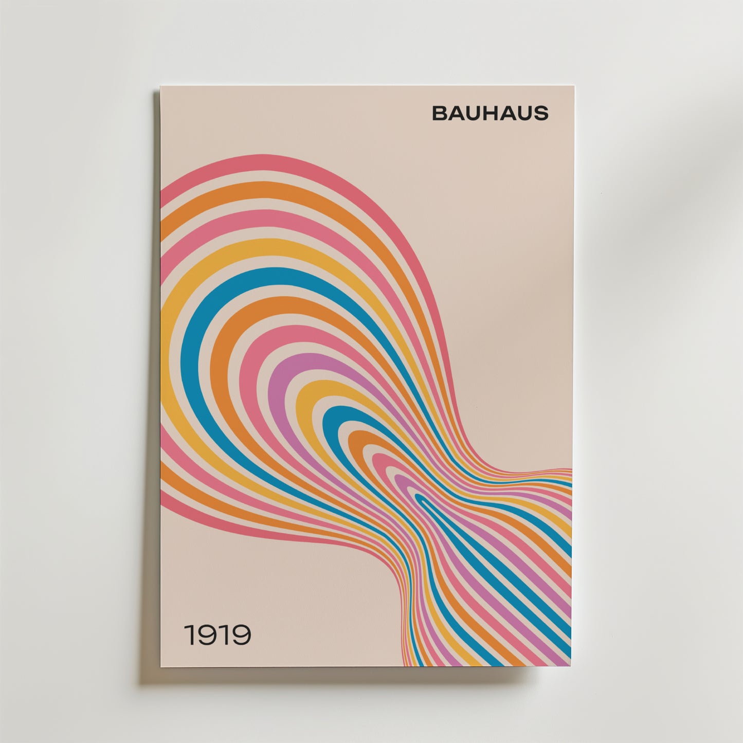 Bauhaus Flow Poster