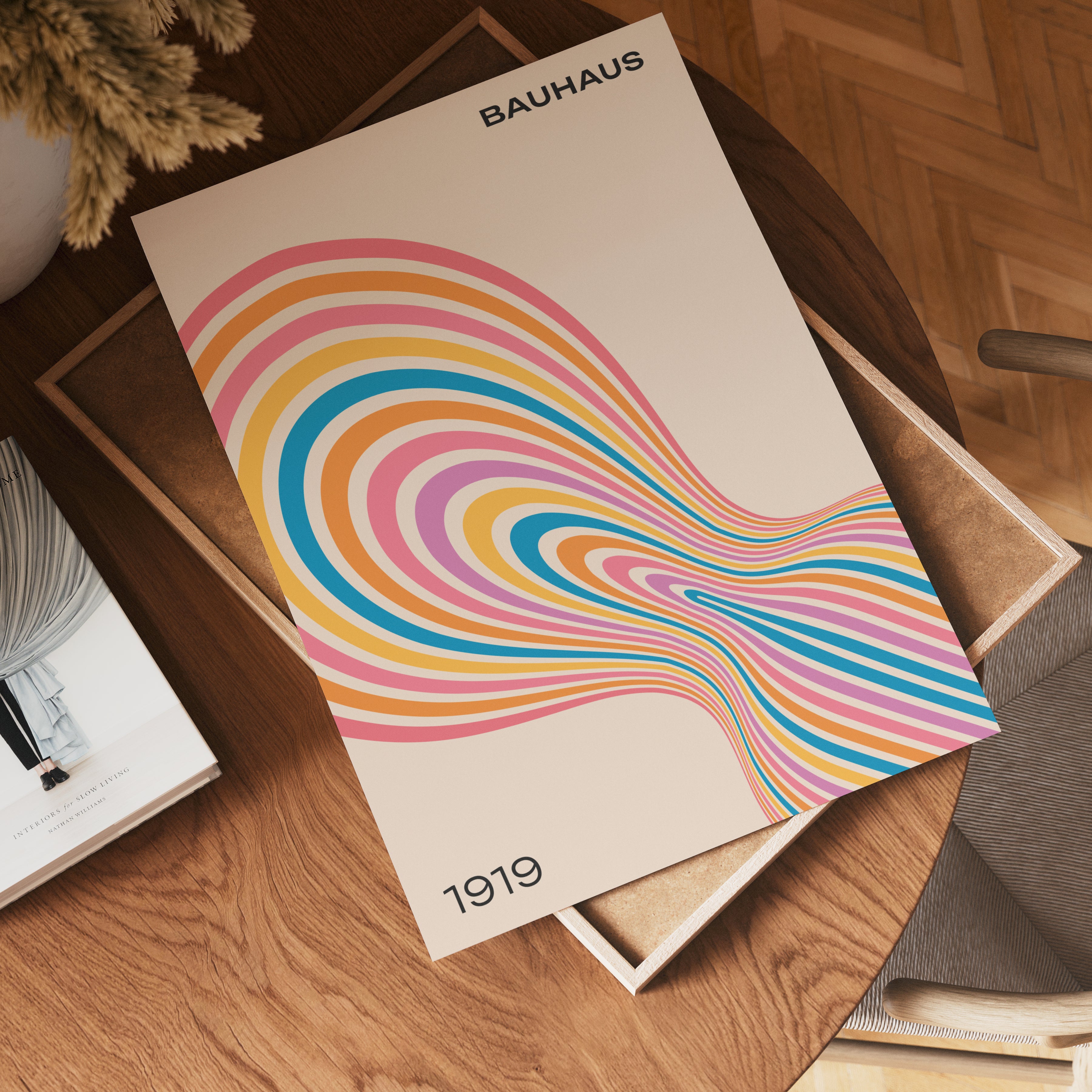 Bauhaus Flow Poster